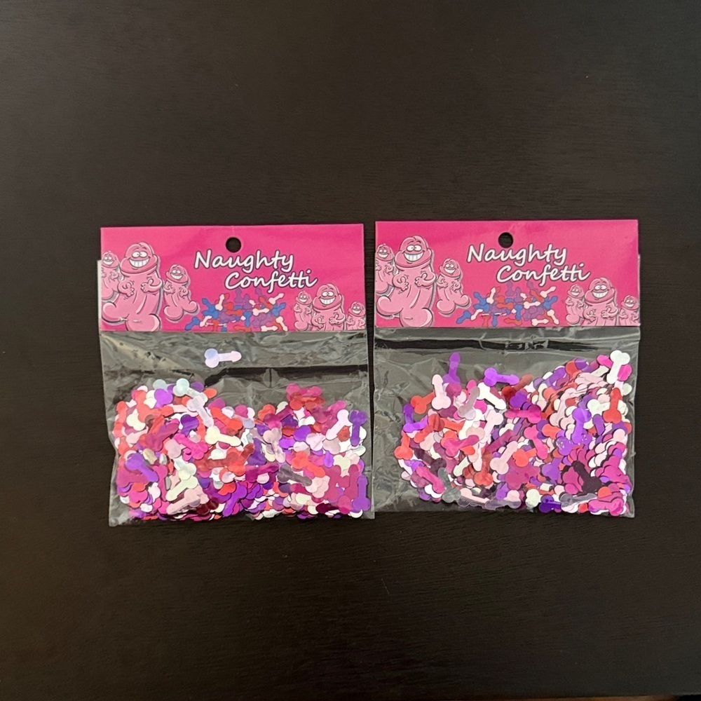 NWT Naughty Confetti Pack of 2